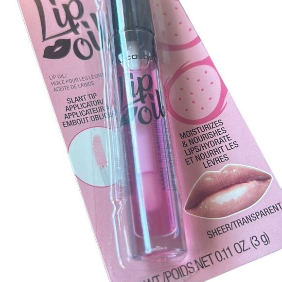 3x LA COLORS DRAGONFRUIT C68867 LIP OIL MOISTURIZE FULL PLUMP LIP SHINE LIPGLOSS - Picture 3 of 3